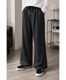 【Bls】 【ZM】【Bling Leads】ダンボールフェイクスエード ワイドパンツ