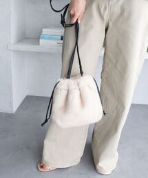 《WEB限定》フェイクファー2wayショルダーバッグ