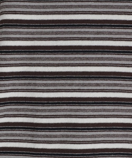 SEDAN ALL-PURPOSE（セダンオールパーパス）の「SEDAN ALL-PURPOSE / セダン オールパーパス：Striped S/S Tee：SD26S-CT07[PIE]（Tシャツ/カットソー・メンズ・ブラウン・L/M）」の3枚目の写真