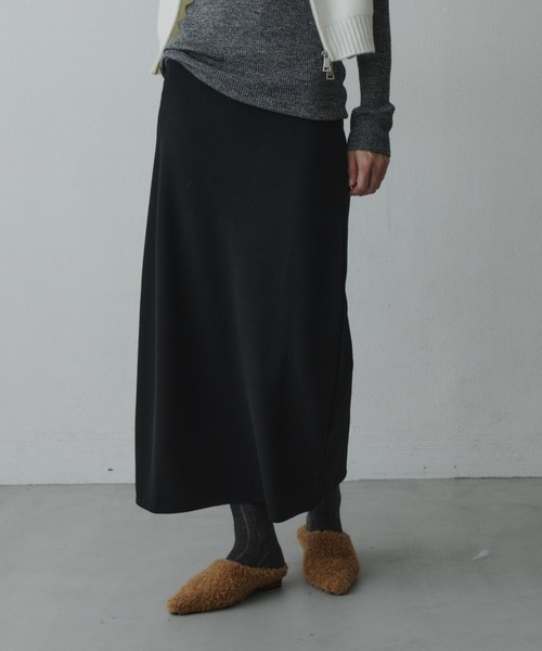 DFFUR.（ディフル）の「ウールライクストレッチナロースカート（スカート・レディース・グレー/ブラック・MEDIUM/LARGE）」の18枚目の写真