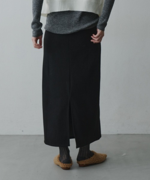 DFFUR.（ディフル）の「ウールライクストレッチナロースカート（スカート・レディース・グレー/ブラック・MEDIUM/LARGE）」の20枚目の写真