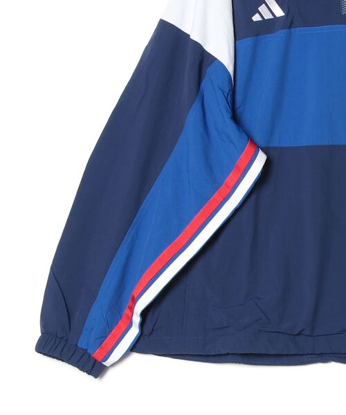 adidas(アディダス)の「スタジアム カラーブロック ハーフジップ トラックジャケット / ジャージ / ハーフジップ / アディダス adidas(ジャージ・メンズ・ブルー・LARGE/3XL/XX-LARGE/X-LARGE/SMALL)」の7枚目の写真