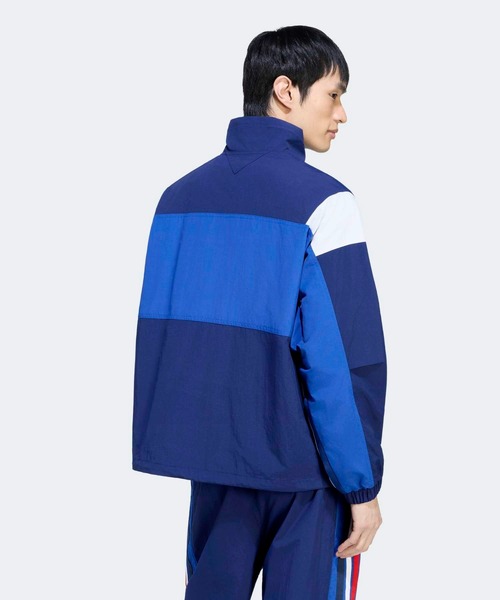 adidas(アディダス)の「スタジアム カラーブロック ハーフジップ トラックジャケット / ジャージ / ハーフジップ / アディダス adidas(ジャージ・メンズ・ブルー・LARGE/3XL/XX-LARGE/X-LARGE/SMALL)」の2枚目の写真