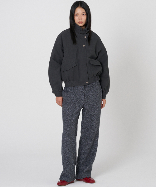 THIRSTYCLUB(サースティークラブ)の「Fluffy ブークレ スラックス - グレー(スラックス・レディース・その他・MEDIUM/LARGE)」の2枚目の写真