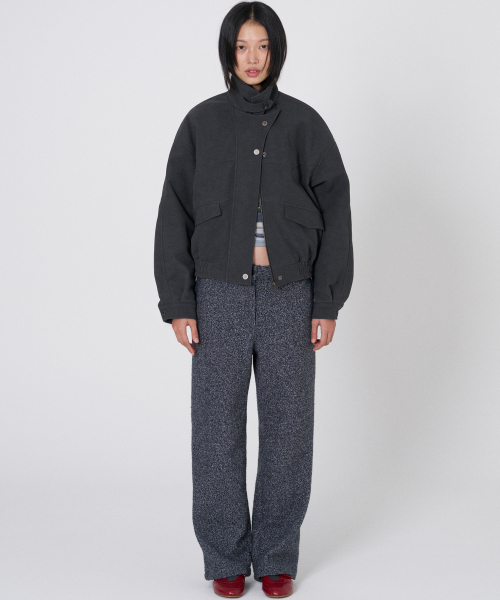 THIRSTYCLUB(サースティークラブ)の「Fluffy ブークレ スラックス - グレー(スラックス・レディース・その他・MEDIUM/LARGE)」の4枚目の写真