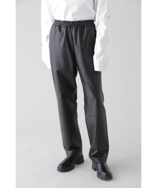 YLEVE(イレーヴ)の「YLEVE / SHEEP LEATHER TR(その他パンツ・レディース・ブラック・1/2/0)」の1枚目の写真