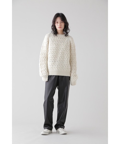 YLEVE(イレーヴ)の「YLEVE / SHEEP LEATHER TR(その他パンツ・レディース・ブラック・1/2/0)」の11枚目の写真