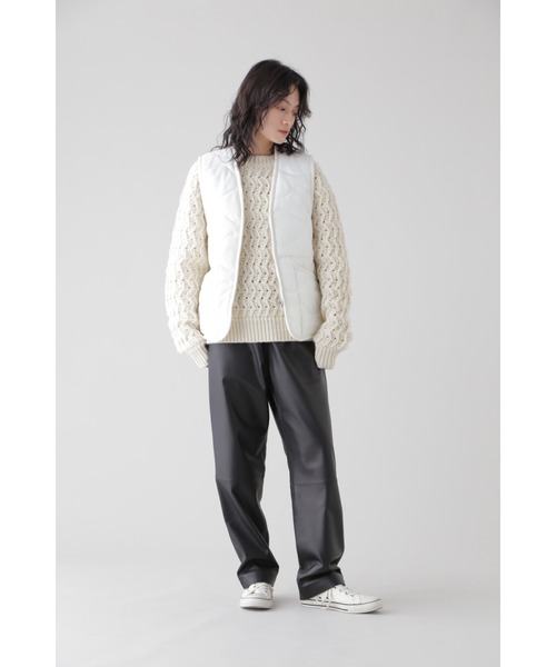 YLEVE(イレーヴ)の「YLEVE / SHEEP LEATHER TR(その他パンツ・レディース・ブラック・1/2/0)」の13枚目の写真