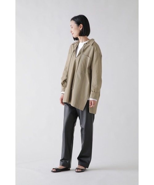 YLEVE(イレーヴ)の「YLEVE / SHEEP LEATHER TR(その他パンツ・レディース・ブラック・1/2/0)」の15枚目の写真