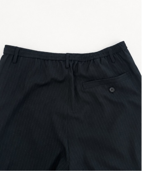 STUDIOUS（ステュディオス）の「【STUDIOUS】Stripe Amunzen easy-Slacks（スラックス・メンズ・ブラック/ダークグレー・1/2/3）」の13枚目の写真
