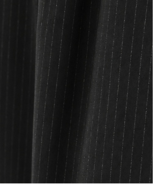 STUDIOUS（ステュディオス）の「【STUDIOUS】Stripe Amunzen easy-Slacks（スラックス・メンズ・ブラック/ダークグレー・1/2/3）」の14枚目の写真