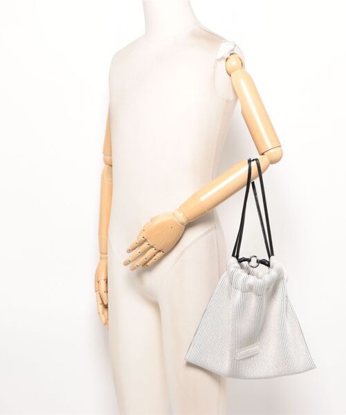 Scrap Book(スクラップブック)の「【LASTFRAME】KYOTO METALLIC SACK BAG(トートバッグ・レディース・グレー系その他・FREE)」の2枚目の写真