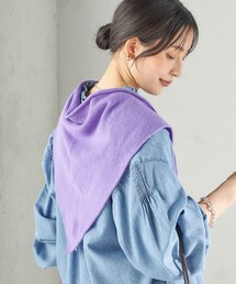James Charlotte（ジェイムスシャルロット）の「【SHIPS別注】YLEVE×James Charlotte: トライアングル スカーフ（バンダナ/スカーフ）」
