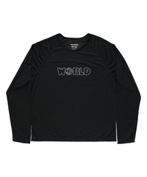 THEWARLD（ザワールド）の「エアリー ワルド ロングスリーブ (ブラック)（Tシャツ/カットソー）」