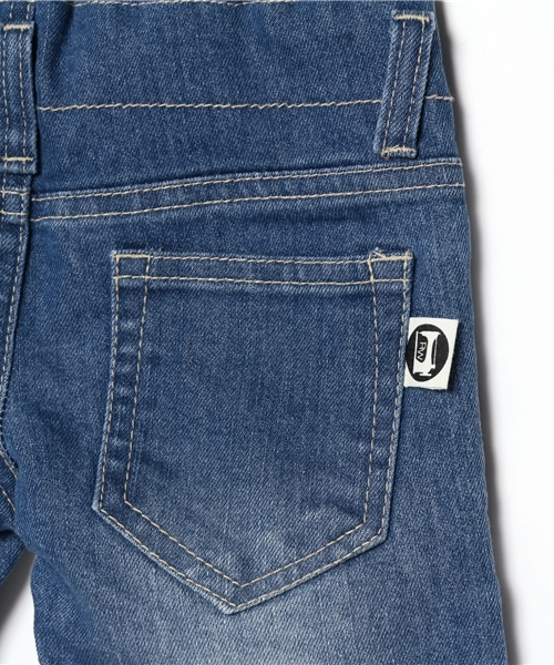 RUGGEDWORKS(ラゲッドワークス)の「ウエストリブデニムショートパンツ(80~140㎝)(デニムパンツ・キッズ・インディゴブルー/ネイビー・80cm/130cm/140cm/120cm/110cm/90cm/100cm)」の7枚目の写真