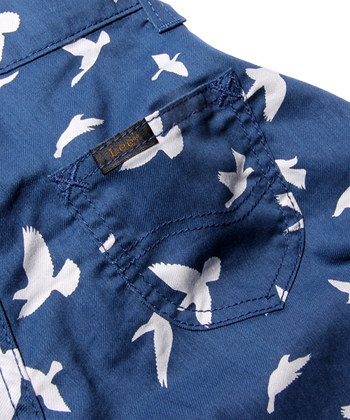 Lee（リー）の「リー バード柄ガウチョパンツ（その他パンツ・キッズ・レッド/ネイビー・110/130/100/120）」の13枚目の写真