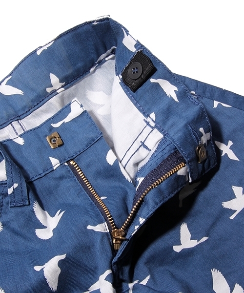 Lee（リー）の「リー バード柄ガウチョパンツ（その他パンツ・キッズ・レッド/ネイビー・110/130/100/120）」の4枚目の写真