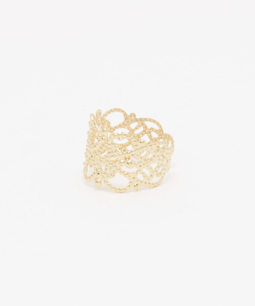 チャイハネ(チャイハネ)の「【チャイハネ】OPENWORK RING / 透かし模様リング(リング・レディース・シルバー/ゴールド・FREE)」の3枚目の写真