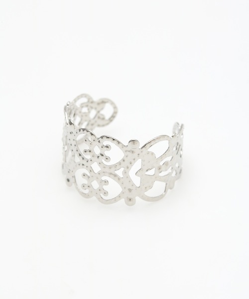 チャイハネ(チャイハネ)の「【チャイハネ】OPENWORK RING / 透かし模様リング(リング・レディース・シルバー/ゴールド・FREE)」の1枚目の写真