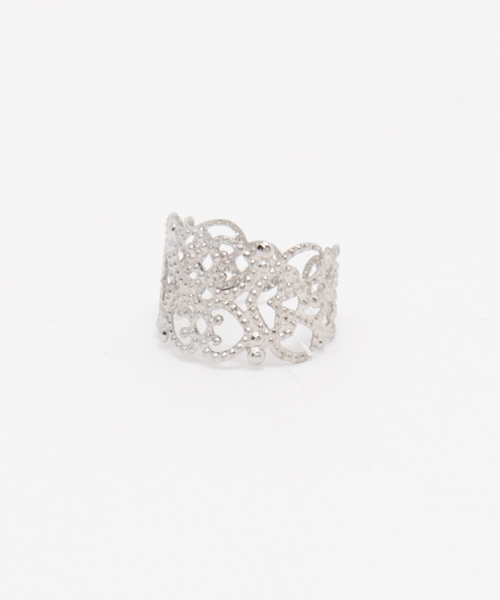 チャイハネ(チャイハネ)の「【チャイハネ】OPENWORK RING / 透かし模様リング(リング・レディース・シルバー/ゴールド・FREE)」の10枚目の写真