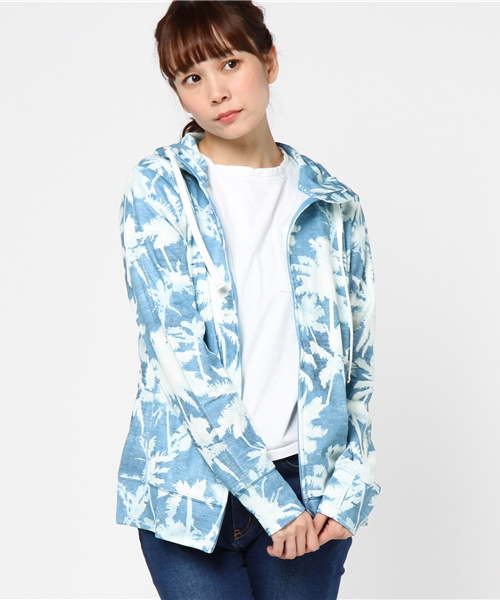 BILLABONG(ビラボン)の「BILLABONG レディース【ACTIVE】トレーニングUVジップパーカ(パーカー・レディース・ブルー/ブラック/インディゴブルー・LARGE/MEDIUM)」の3枚目の写真