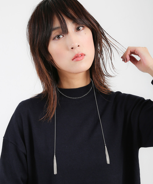 Jouete(ジュエッテ)の「チョーカー タッセル(チョーカー・レディース・シルバー・FREE)」の1枚目の写真