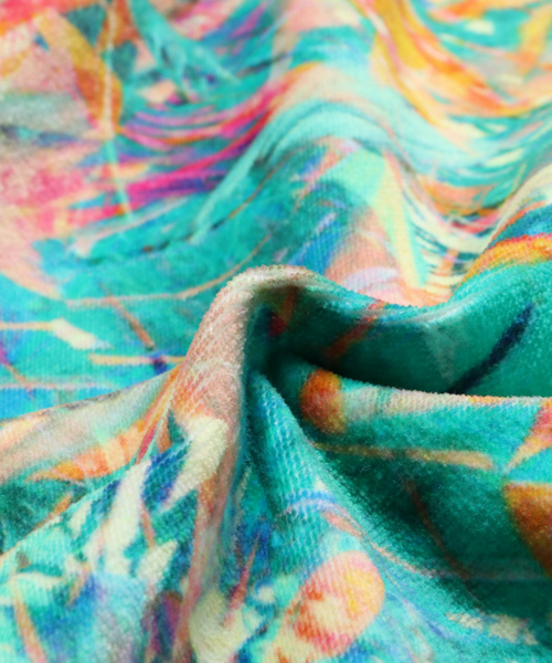 Peak Pine ピークアンドパイン のファッション 水着 着物 浴衣 スイムグッズ リーフ柄大判ビーチタオル スイムグッズ 激安店舗