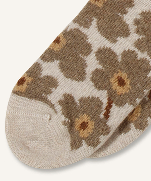 marimekko（マリメッコ）の「UNIKKO / UMINA ANKLE SOCKS （ソックス/靴下・レディース・レッド/ブルー/ダークグレー/ベージュ・40/37/34）」の7枚目の写真