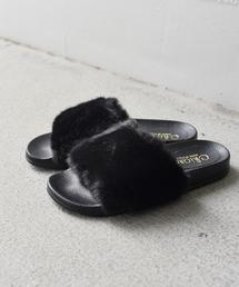 liflattie ships | CHIARA(キアラ):フェイク ファー サンダル ◇(サンダル)