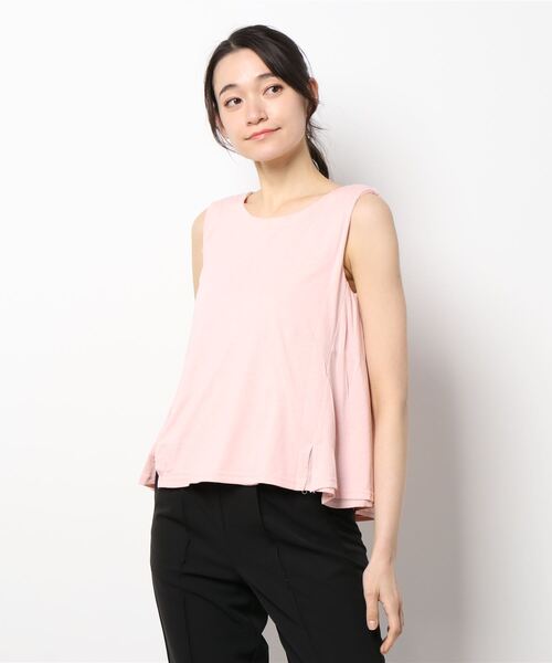 Pierrot(ピエロ)の「ノースリーブ シフォンブラウス 袖なし リバーシブル(シャツ/ブラウス・レディース・ネイビー/ブラック/ピンク・L/M)」の12枚目の写真