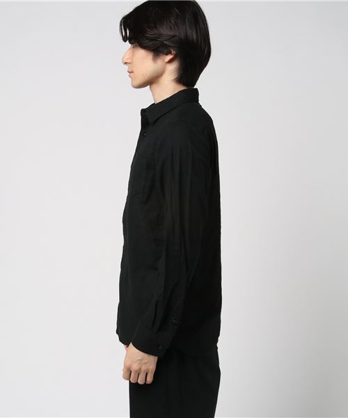 THE CASUAL（カジュアル）の「ストレッチスリム長袖ネルシャツ（シャツ/ブラウス・メンズ・ホワイト/ブラック/ベージュ/ネイビー/グレー/カーキ/モカ/ホワイト系その他/ブラック系その他/グレー系その他/ブルー系その他/レッド系その他/スモークピンク/ホワイト系その他2/ブルー系その他2・S/M/L/XL）」の17枚目の写真