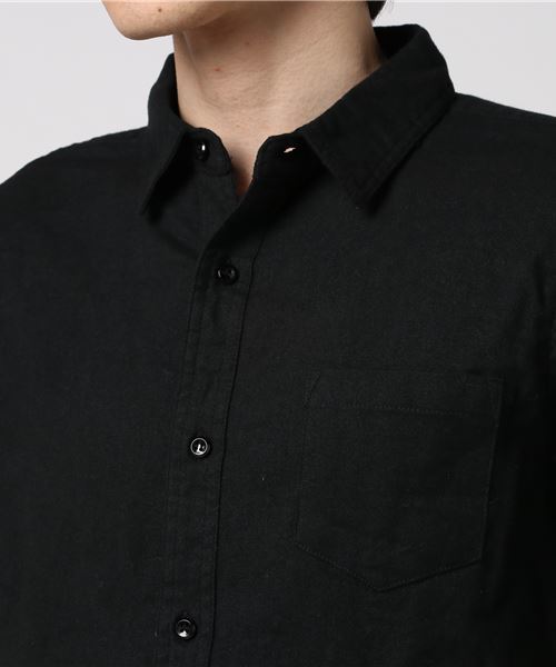 THE CASUAL（カジュアル）の「ストレッチスリム長袖ネルシャツ（シャツ/ブラウス・メンズ・ホワイト/ブラック/ベージュ/ネイビー/グレー/カーキ/モカ/ホワイト系その他/ブラック系その他/グレー系その他/ブルー系その他/レッド系その他/スモークピンク/ホワイト系その他2/ブルー系その他2・S/M/L/XL）」の19枚目の写真