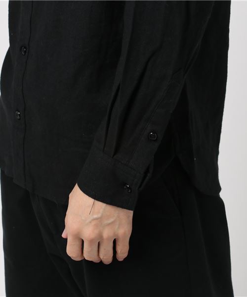 THE CASUAL（カジュアル）の「ストレッチスリム長袖ネルシャツ（シャツ/ブラウス・メンズ・ホワイト/ブラック/ベージュ/ネイビー/グレー/カーキ/モカ/ホワイト系その他/ブラック系その他/グレー系その他/ブルー系その他/レッド系その他/スモークピンク/ホワイト系その他2/ブルー系その他2・S/M/L/XL）」の20枚目の写真