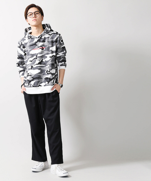 WEGO(ウィゴー)の「WEGO/カモフラロゴプリントパーカー(パーカー・メンズ・ブラック/カーキ・LARGE/MEDIUM)」の10枚目の写真