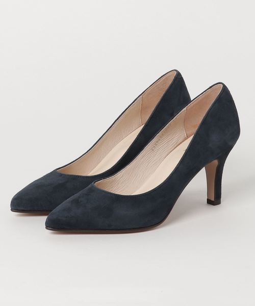 Au BANNISTER（オゥバニスター）の「Saffree7.5cmポインテッドプレーンパンプス（パンプス・レディース・ネイビー/パイソン/グレイッシュベージュ/ピンク系その他/ブラック・40/38/35/36/37/39/34）」の4枚目の写真