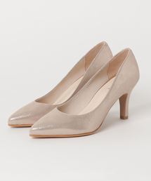 Saffree7.5cmポインテッドプレーンパンプス