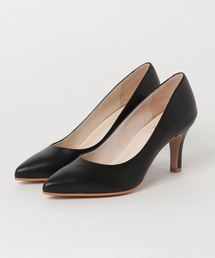 Saffree7.5cmポインテッドプレーンパンプス