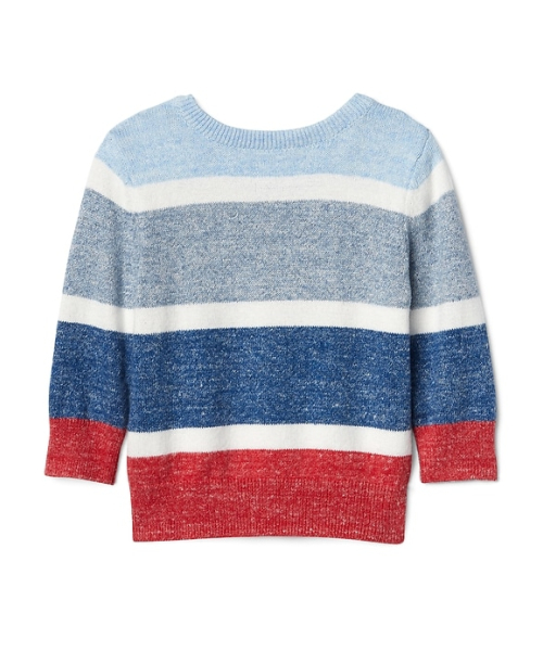 GAP(ギャップ)の「ストライプ クルーネックセーター(ニット/セーター・キッズ・マルチ・60cm/50cm/80cm/90cm/70cm)」の2枚目の写真