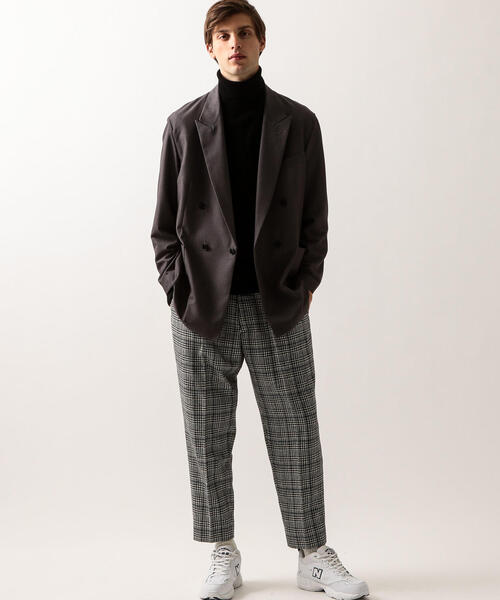 BEAUTY&YOUTH UNITED ARROWS（ビューティーアンドユースユナイテッドアローズ）の「【WEB限定】 by TR ツイル ダブル 4B ジャコット（テーラードジャケット・メンズ・ブラック/ダークグレー・SMALL/LARGE/MEDIUM）」の10枚目の写真