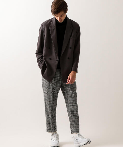 BEAUTY&YOUTH UNITED ARROWS（ビューティーアンドユースユナイテッドアローズ）の「【WEB限定】 by TR ツイル ダブル 4B ジャコット（テーラードジャケット・メンズ・ブラック/ダークグレー・SMALL/LARGE/MEDIUM）」の11枚目の写真