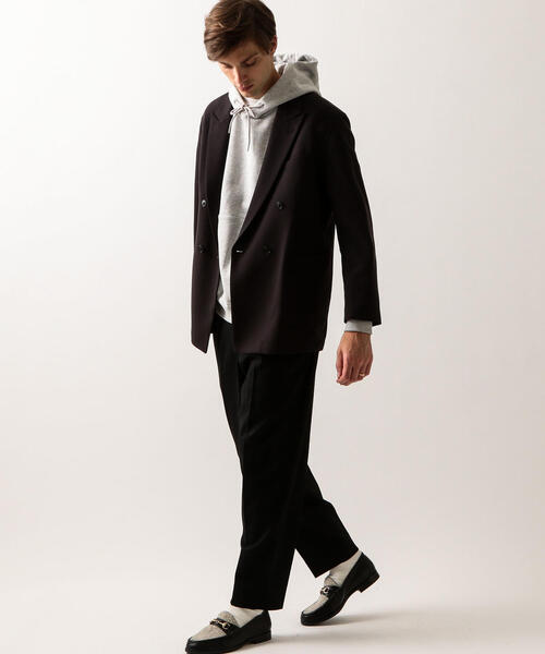 BEAUTY&YOUTH UNITED ARROWS（ビューティーアンドユースユナイテッドアローズ）の「【WEB限定】 by TR ツイル ダブル 4B ジャコット（テーラードジャケット・メンズ・ブラック/ダークグレー・SMALL/LARGE/MEDIUM）」の14枚目の写真