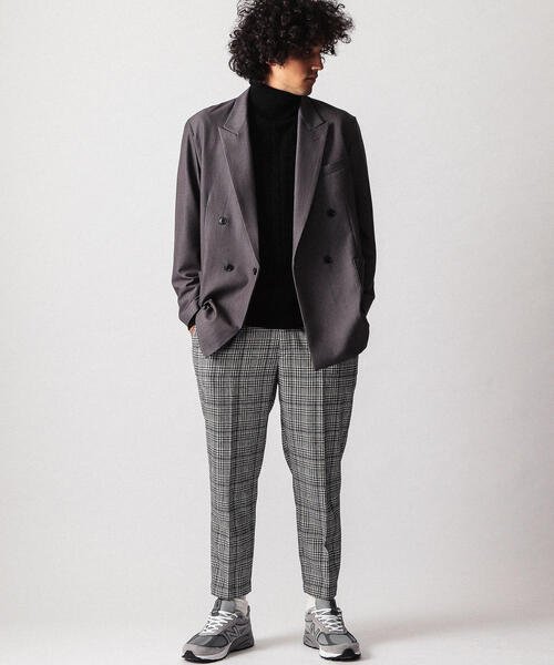 BEAUTY&YOUTH UNITED ARROWS（ビューティーアンドユースユナイテッドアローズ）の「【WEB限定】 by TR ツイル ダブル 4B ジャコット（テーラードジャケット・メンズ・ブラック/ダークグレー・SMALL/LARGE/MEDIUM）」の6枚目の写真