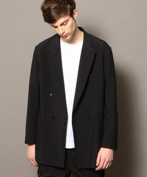 BEAUTY&YOUTH UNITED ARROWS（ビューティーアンドユースユナイテッドアローズ）の「【WEB限定】 by TR ツイル ダブル 4B ジャコット（テーラードジャケット・メンズ・ブラック/ダークグレー・SMALL/LARGE/MEDIUM）」の21枚目の写真