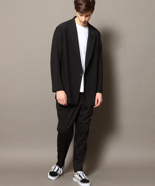 BEAUTY&YOUTH UNITED ARROWS（ビューティーアンドユースユナイテッドアローズ）の「【WEB限定】 by TR ツイル ダブル 4B ジャコット（テーラードジャケット・メンズ・ブラック/ダークグレー・SMALL/LARGE/MEDIUM）」の22枚目の写真