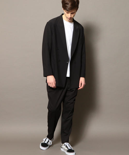 BEAUTY&YOUTH UNITED ARROWS（ビューティーアンドユースユナイテッドアローズ）の「【WEB限定】 by TR ツイル ダブル 4B ジャコット（テーラードジャケット・メンズ・ブラック/ダークグレー・SMALL/LARGE/MEDIUM）」の16枚目の写真