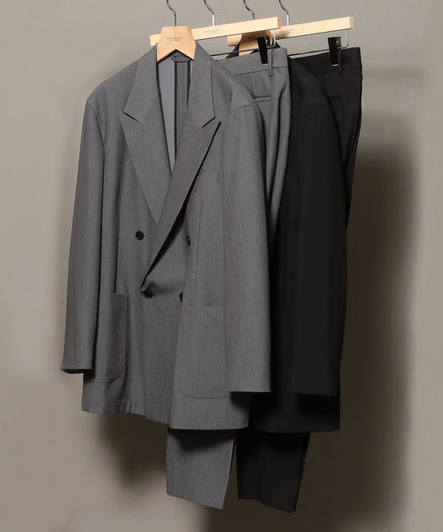 BEAUTY&YOUTH UNITED ARROWS（ビューティーアンドユースユナイテッドアローズ）の「【WEB限定】 by TR ツイル ダブル 4B ジャコット（テーラードジャケット・メンズ・ブラック/ダークグレー・SMALL/LARGE/MEDIUM）」の20枚目の写真