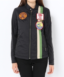 HYSTERIC GLAMOUR | プリマロフトナイロンタフタ ワッペン付レーシングBZ(ブルゾン)