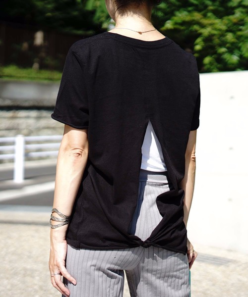 Hurley (ハーレー)の「W HRLY CUTBACK CREW SS / ハーレー レディース カットバックTシャツ 水着レイヤード サーフ ビーチ プール リゾート(Tシャツ/カットソー・レディース・ヘザーグレー/ブラック/ブルー/ホワイト・SMALL/X-SMALL)」の7枚目の写真