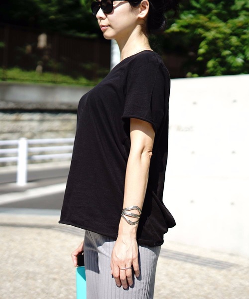 Hurley (ハーレー)の「W HRLY CUTBACK CREW SS / ハーレー レディース カットバックTシャツ 水着レイヤード サーフ ビーチ プール リゾート(Tシャツ/カットソー・レディース・ヘザーグレー/ブラック/ブルー/ホワイト・SMALL/X-SMALL)」の6枚目の写真