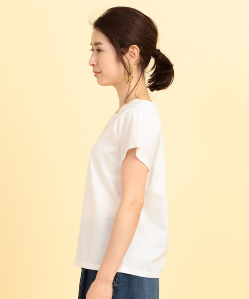 BEAUTY＆YOUTH UNITED ARROWS ビューティーアンドユース エンブロイダリーフロッグボタンシャツ 1611-105-2277 Free オレンジ チャイナ BEAUTY&YOUTH UNITED ARROWS(ビューティーアンドユース